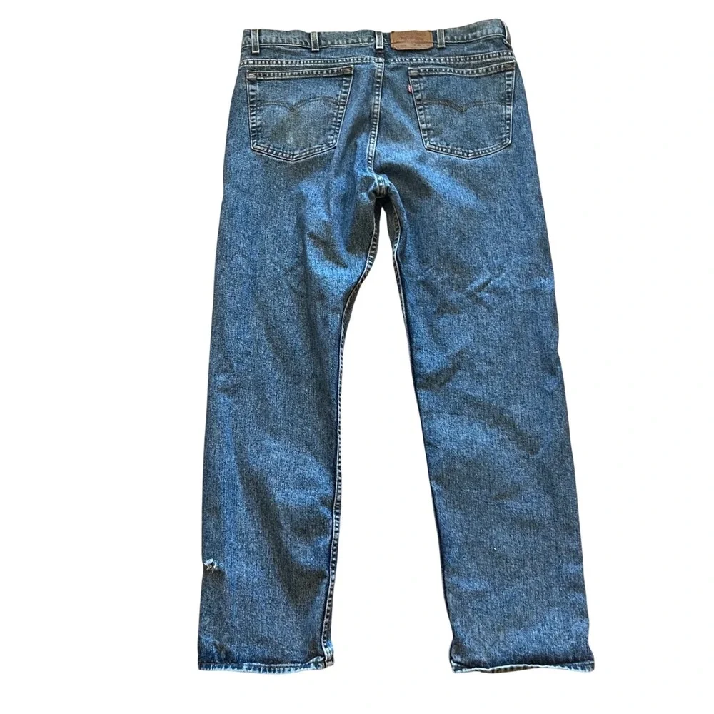 Vintage Levis 505 Regular Fit Jeans Mens‎ 42x32 Medium Wash Blue Denim 90s USA